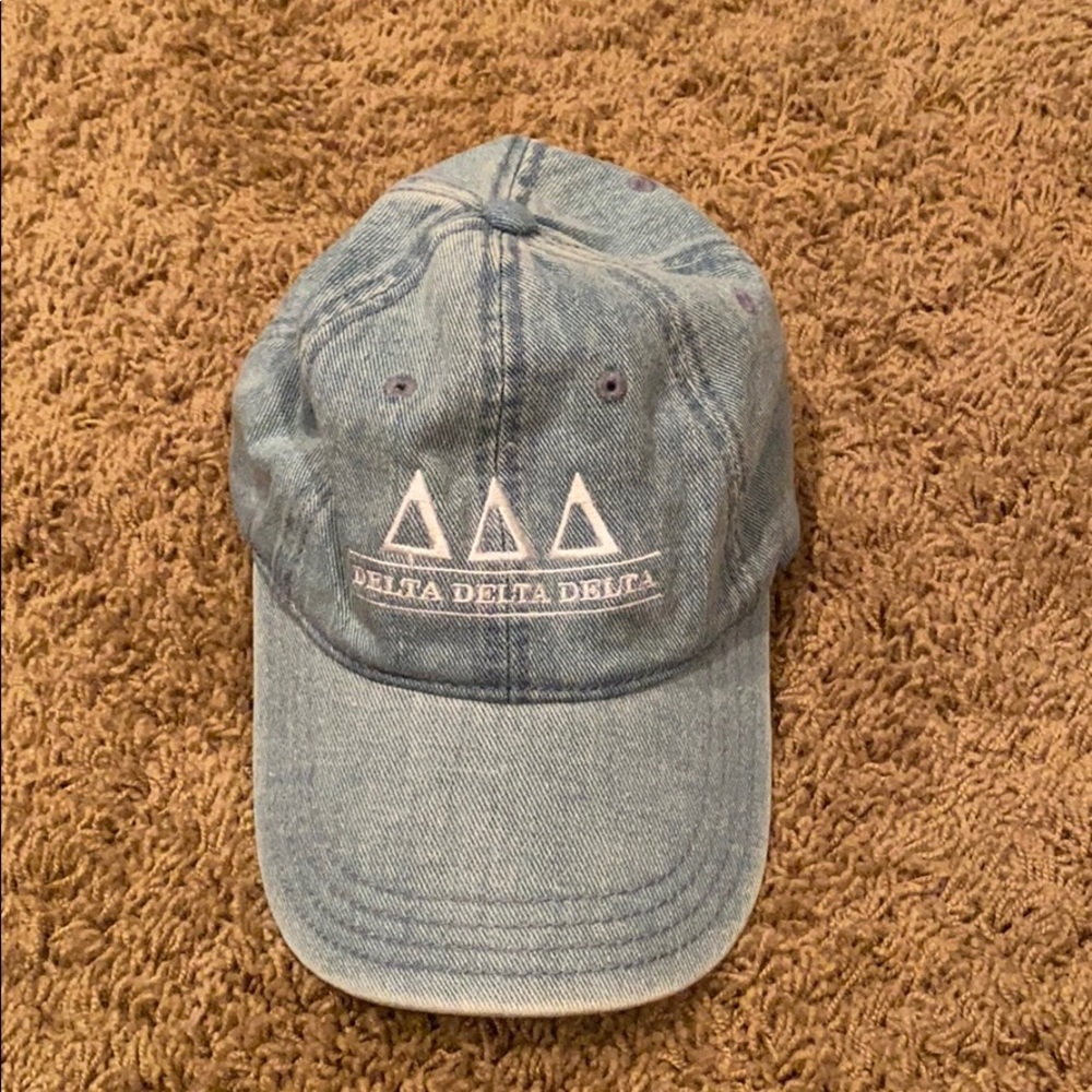 Tri Delta denim hat
